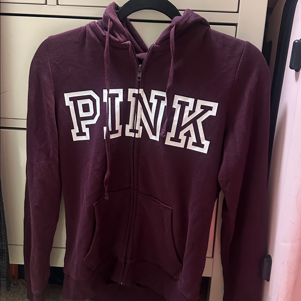 PINK Victoria's Secret Deep Purple Top